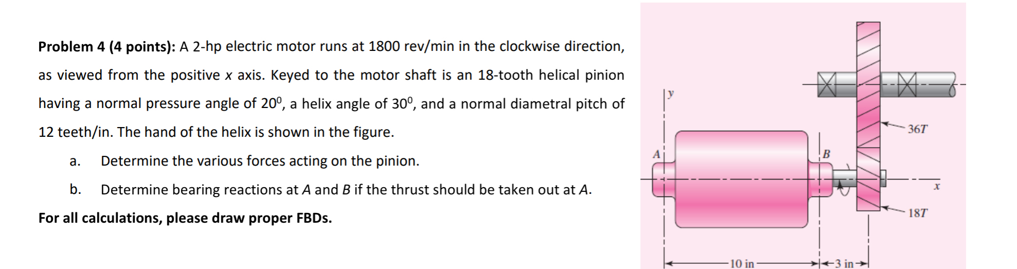 Problem 4 ( 4 points ) : A 2 - hp electric motor