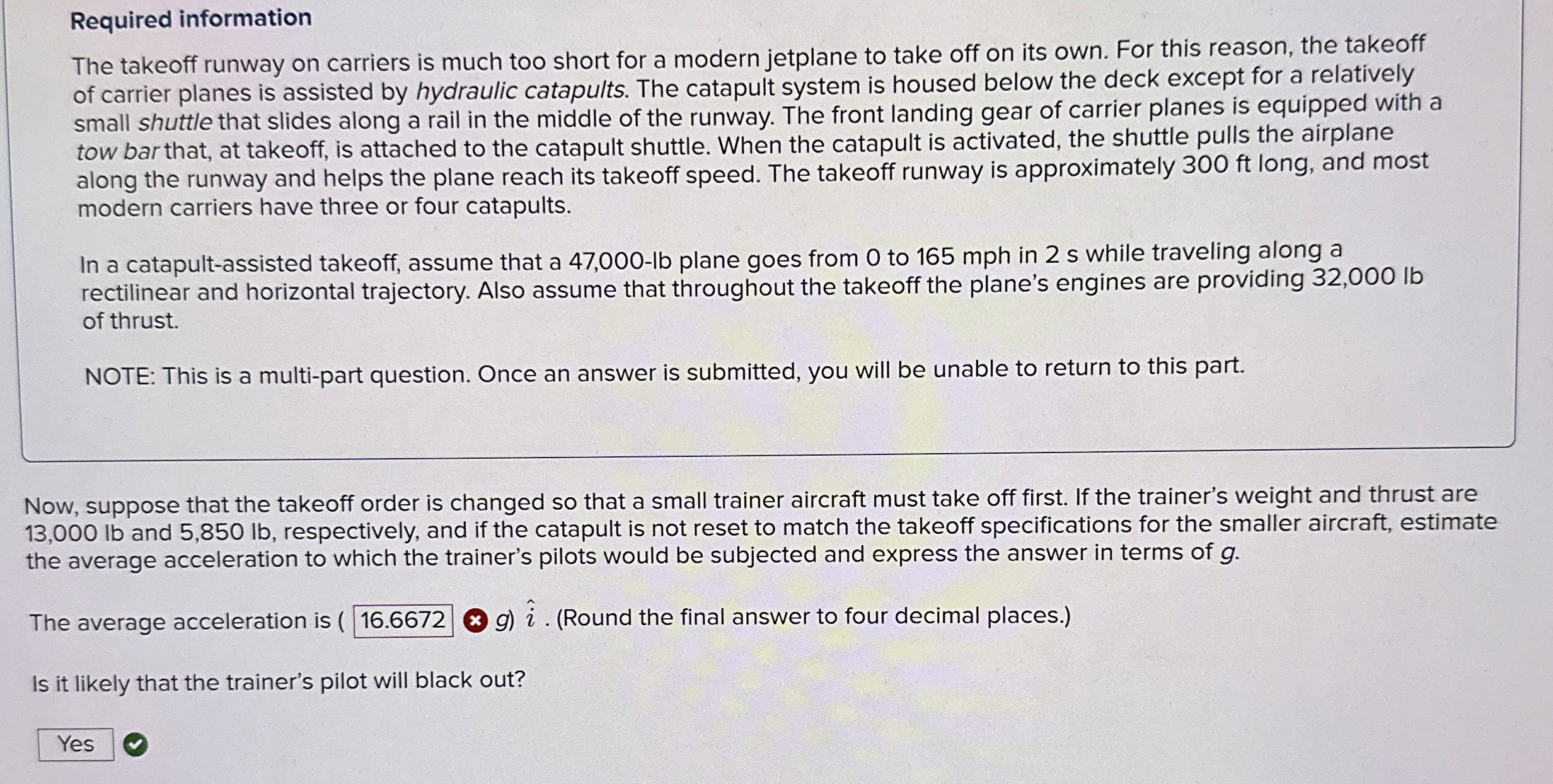 Required information The takeoff runway on