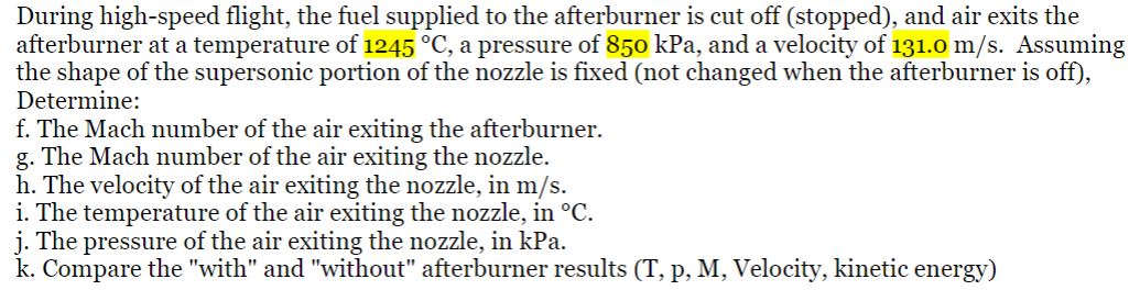 During high - speed flight, the fuel supplied to