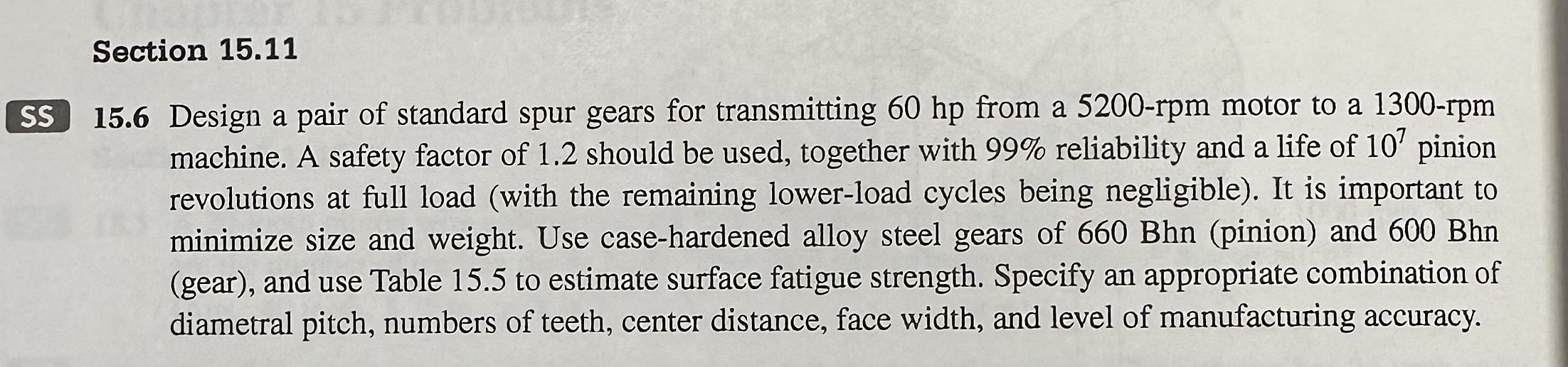 Section 1 5 . 1 1 SS 1 5 . 6 Design a pair of
