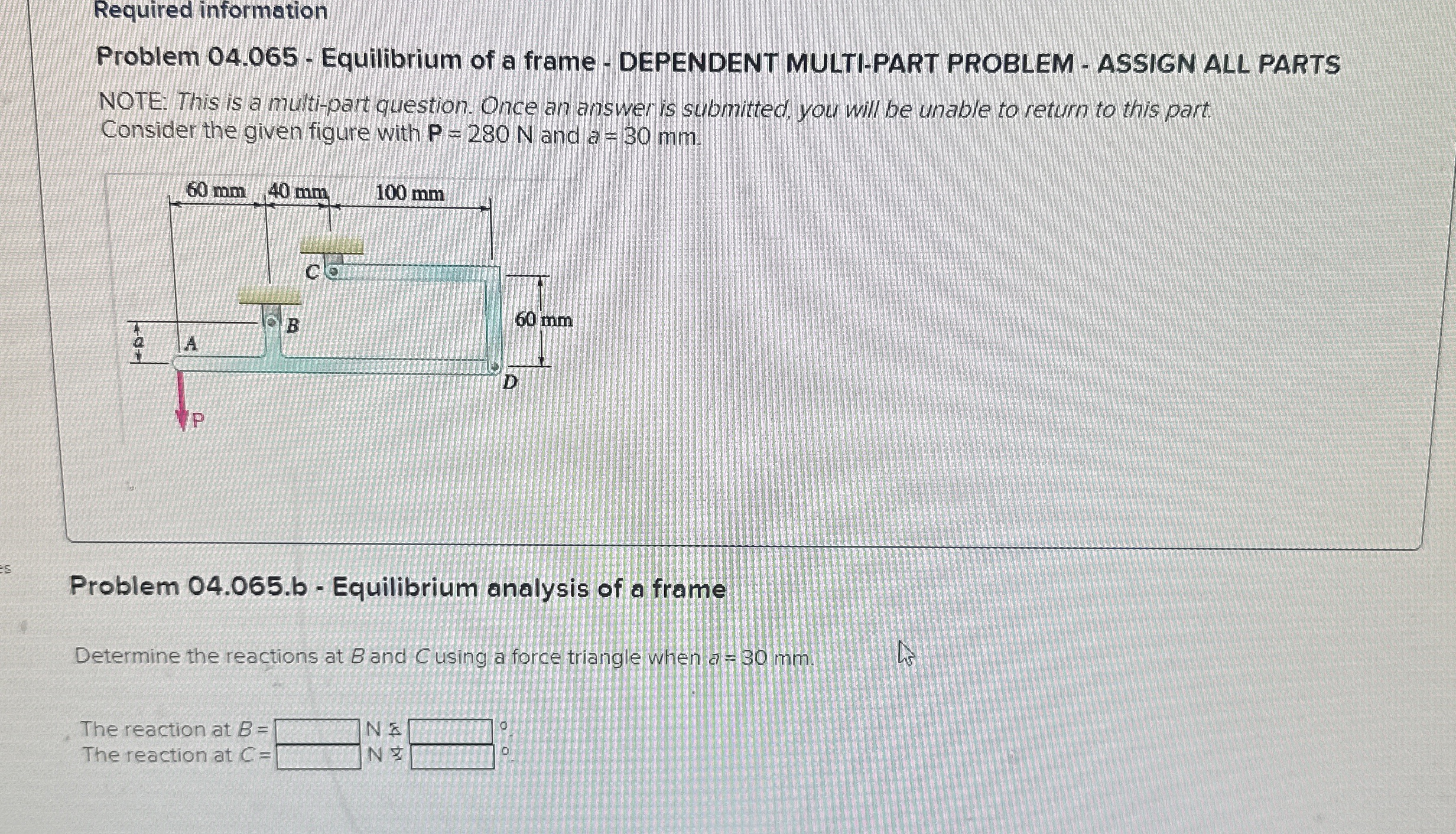 Required information Problem 0 4 . 0 6 5 -
