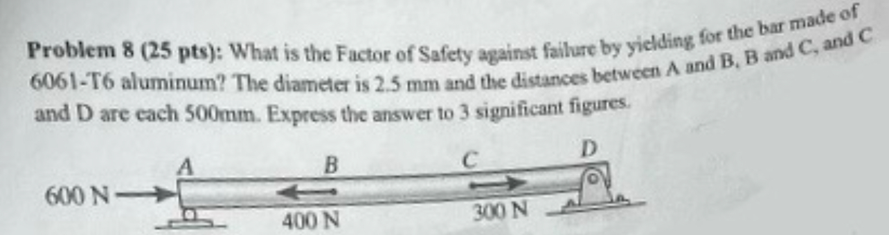 Problem 8 ( 2 5 pts ) : What is the Factor of