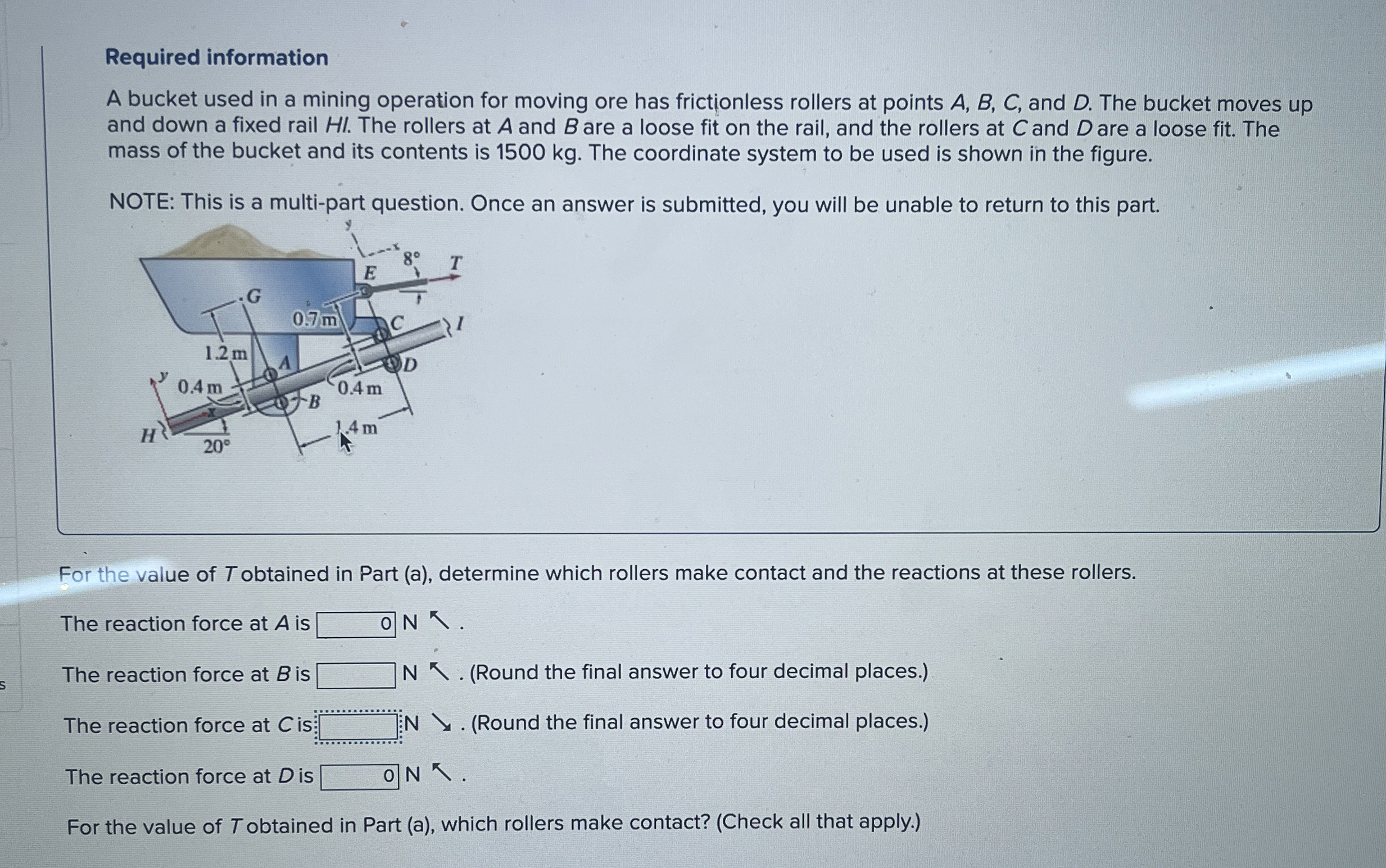 The question is coded wrong so flip B and D to