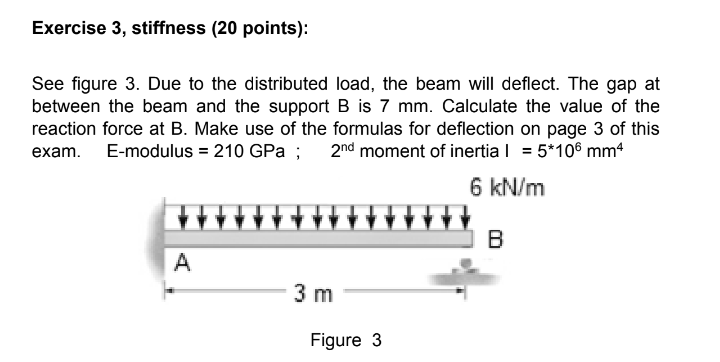 Exercise 3 , stiffness ( 2 0 points ) : See