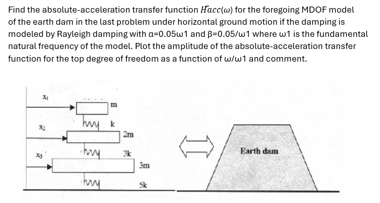 Find the absolute - acceleration transfer