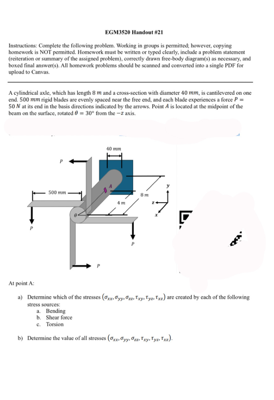 EGM 3 5 2 0 Handout # 2 1 Instructions: Complete