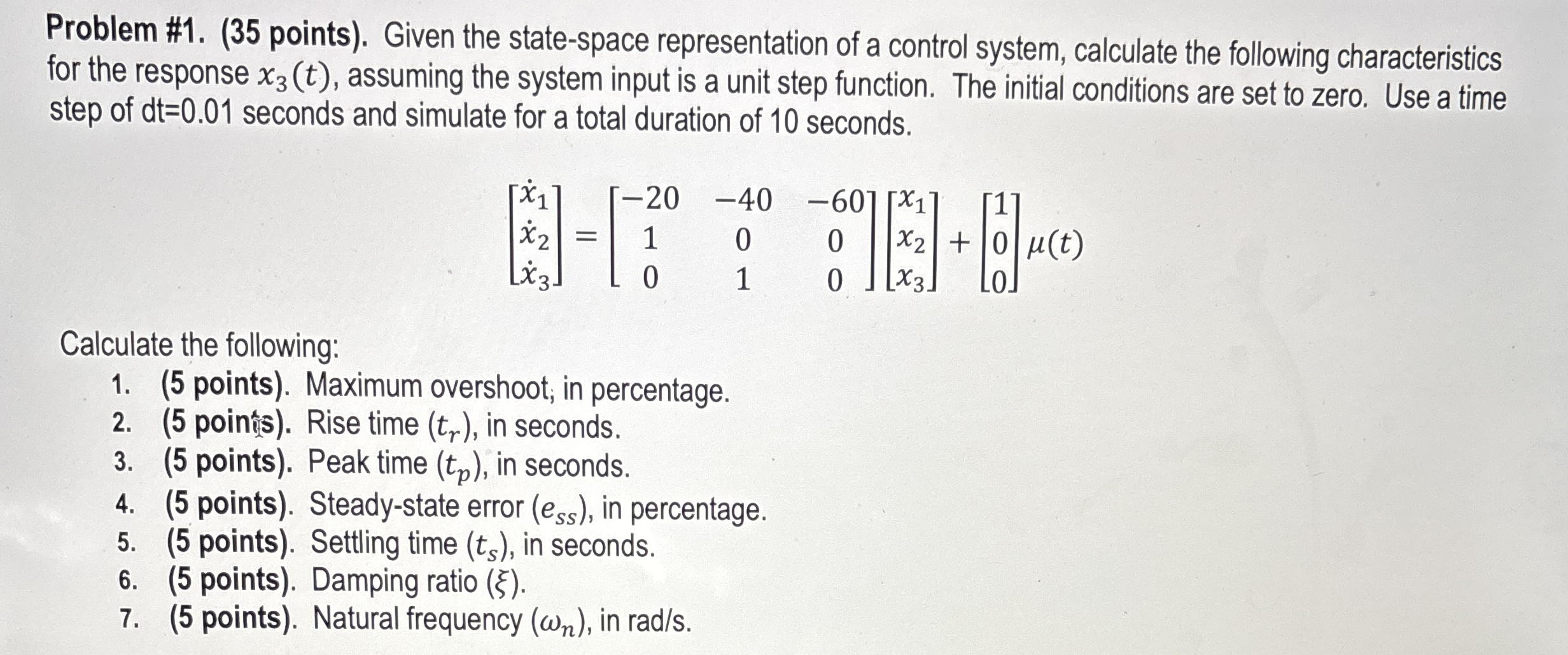 Complete the table using the tables in the class