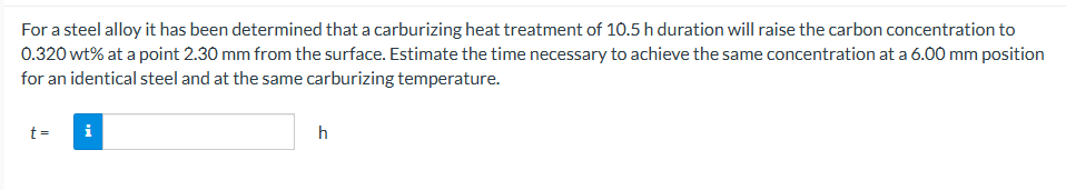 For a steel alloy it has been determined that a