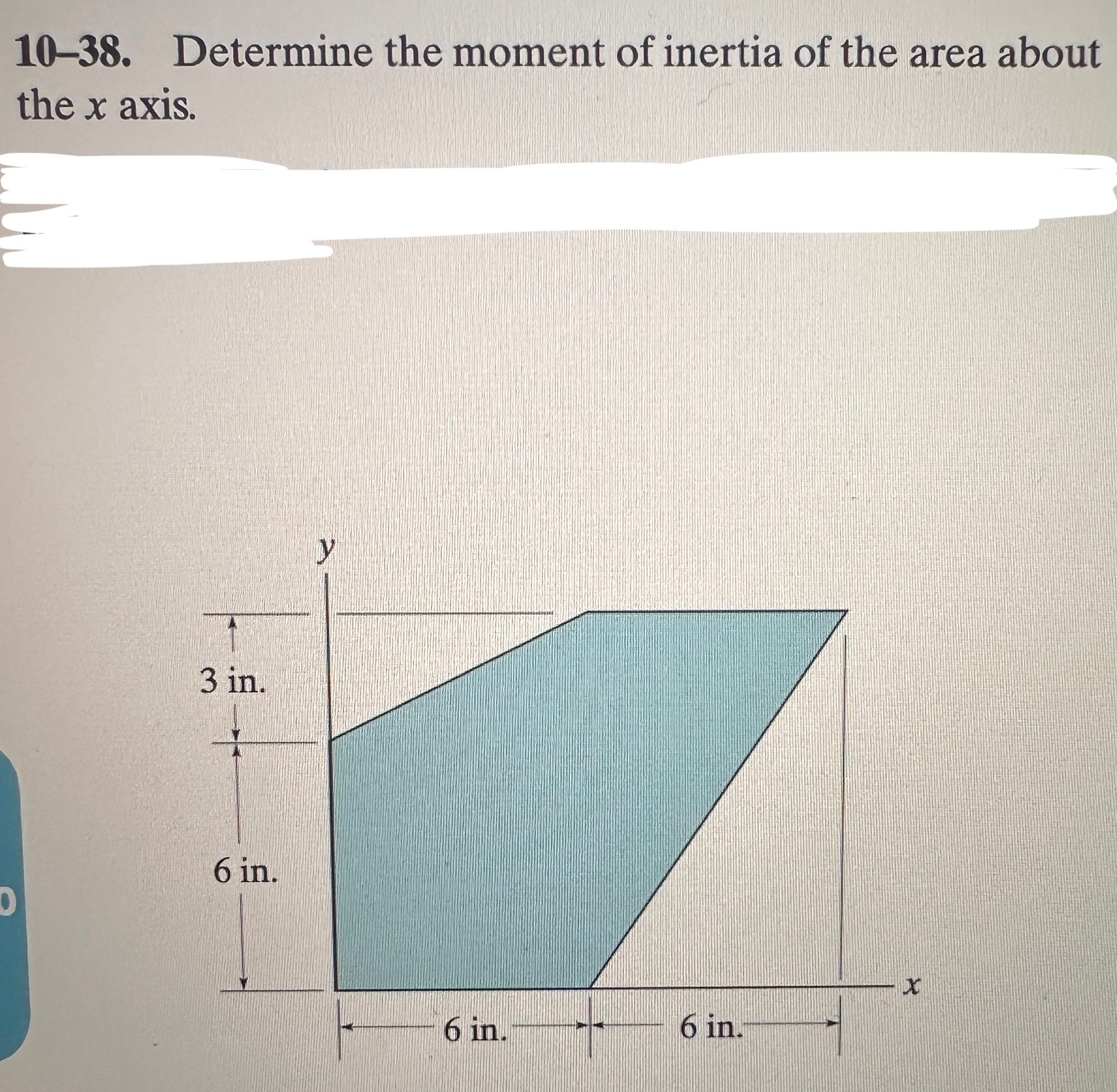 1 0 - 3 8 . Determine the moment of inertia of