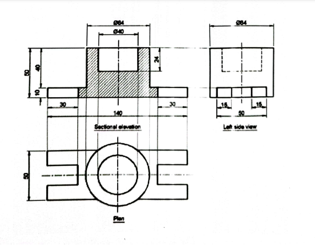 ORTOGRAFIC DRAWING & ISOMETRIC DRAWING Create an
