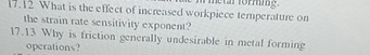 1 7 . 1 2 What is the effect of increased