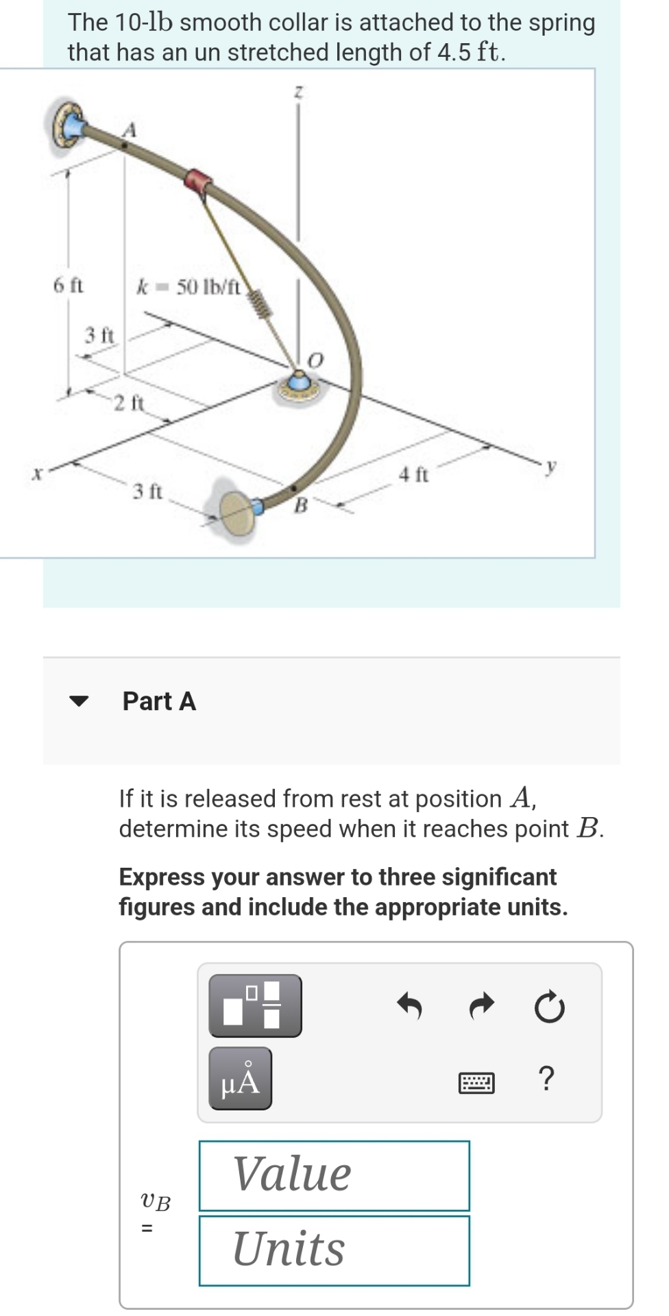 The 1 0 - l b smooth collar is attached to the