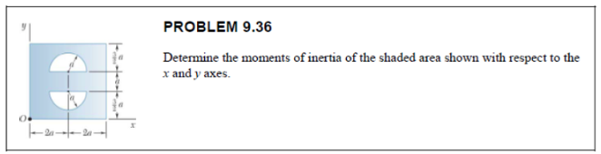 9 . 3 6 determine by direct intergration the