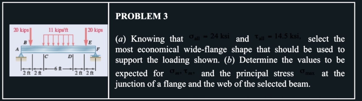 \ table [ [ , PROBLEM 3 ] , [ \ table [ [ ( a )