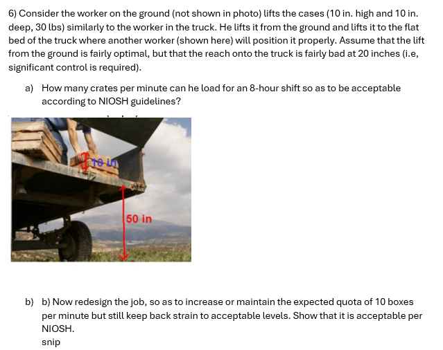 6 ) Consider the worker on the ground ( not shown