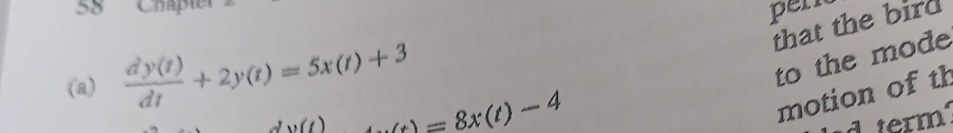 2 - 6 . Obtain the solution Y ( t ) , as a