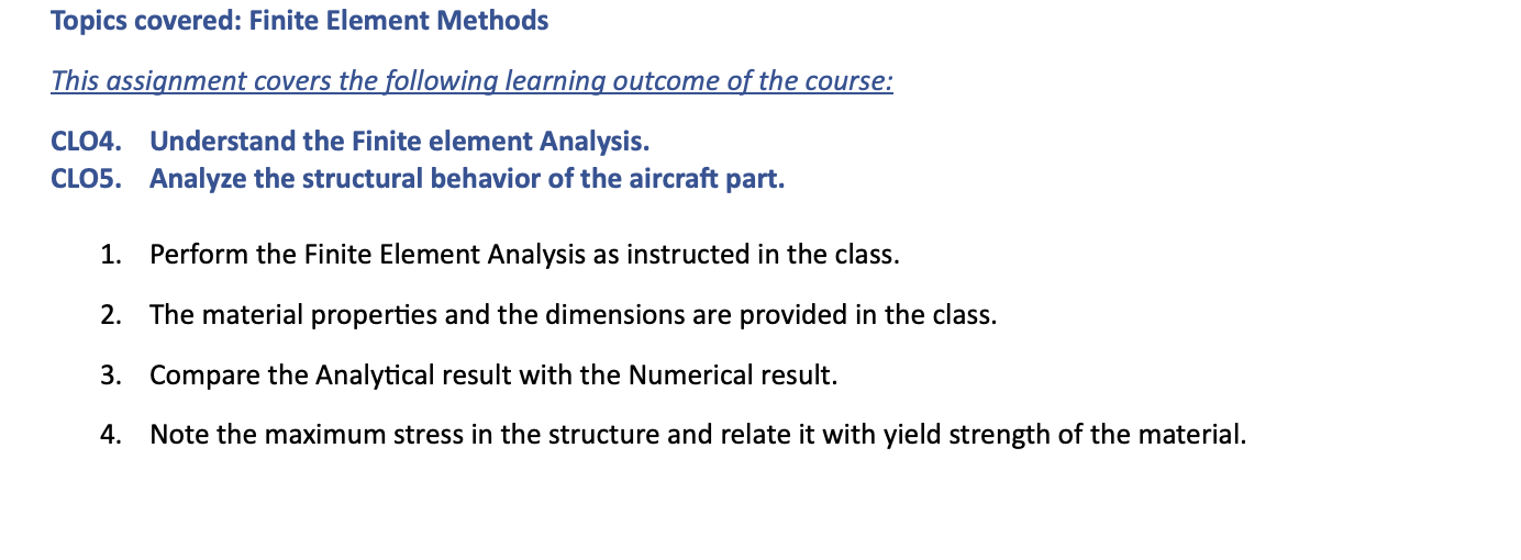 Topics covered: Finite Element Methods This