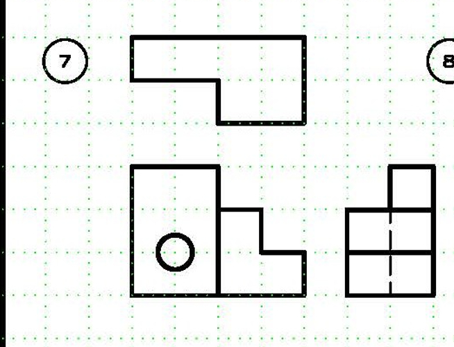 fill in missing hidden lines, missing lines, and