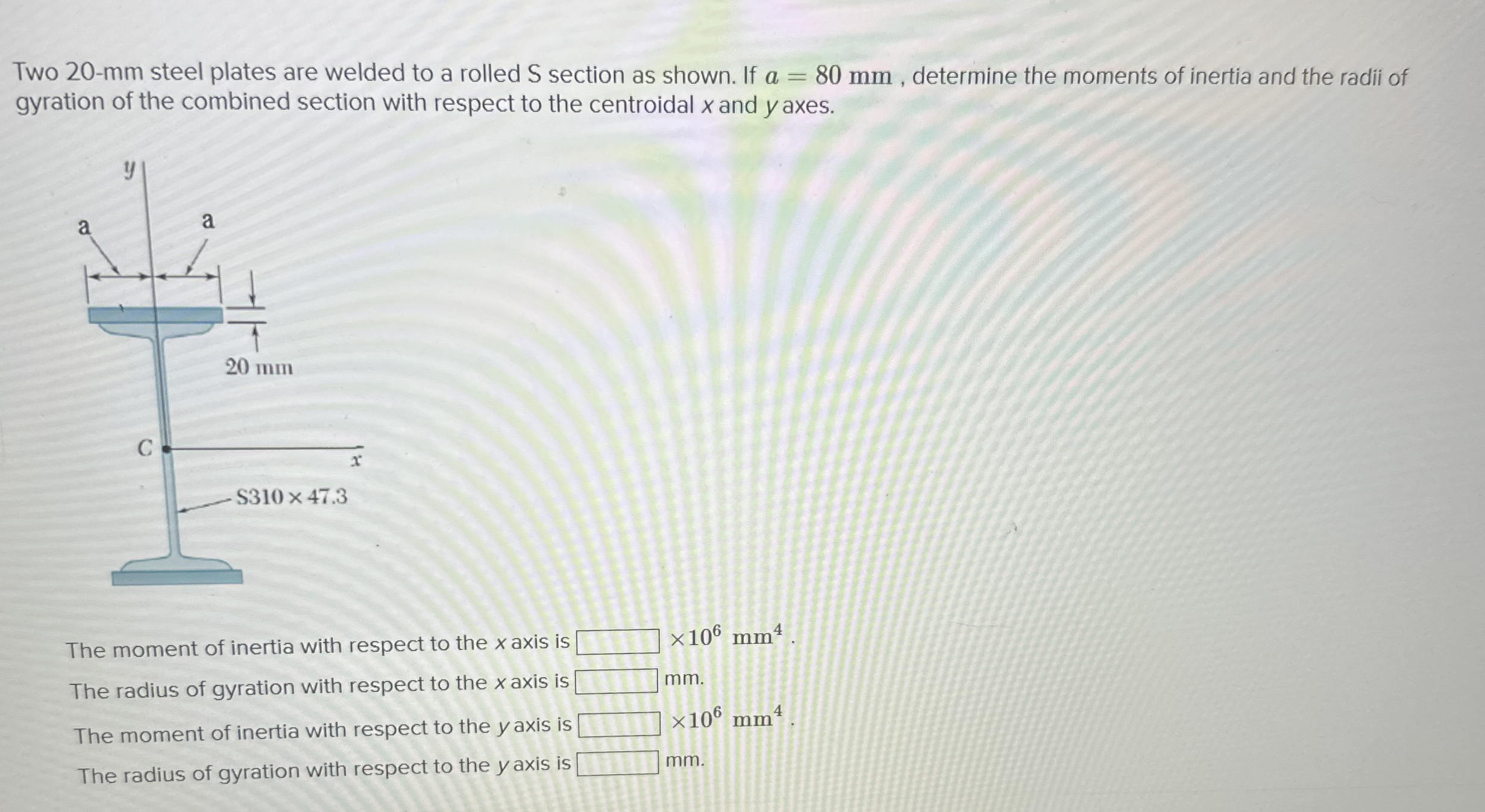 Two 2 0 - m m steel plates are welded to a rolled