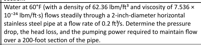 Water at 6 0 F ( with a density of 6 2 . 3 6 l b