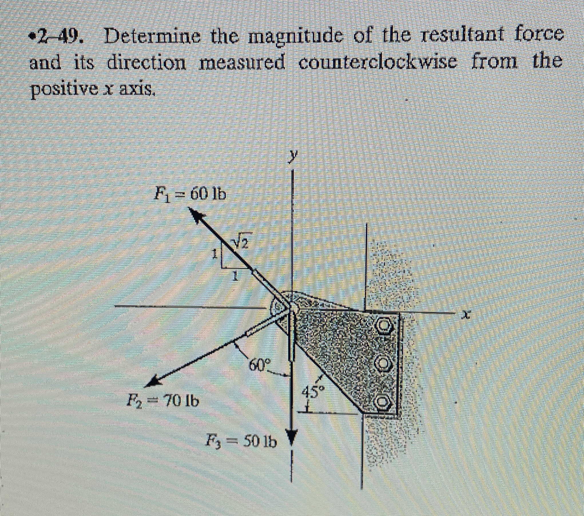 - 2 - 4 9 . Determine the magnitude of the