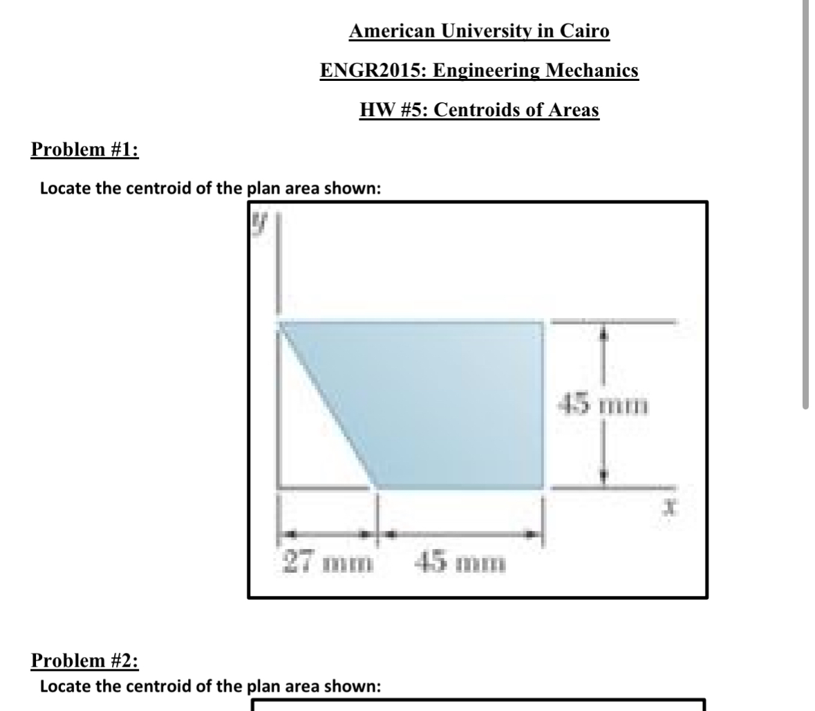 American University in Cairo ENGR 2 0 1 5 :