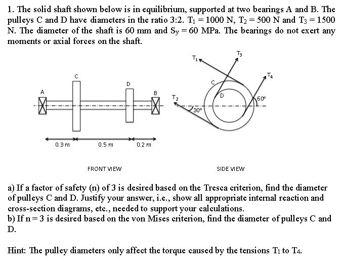 a ) If a factor of safety ( \ ( \ mathbf { n } \