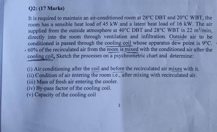 Q 2 : ( 1 7 Marks ) It is required to maintain an