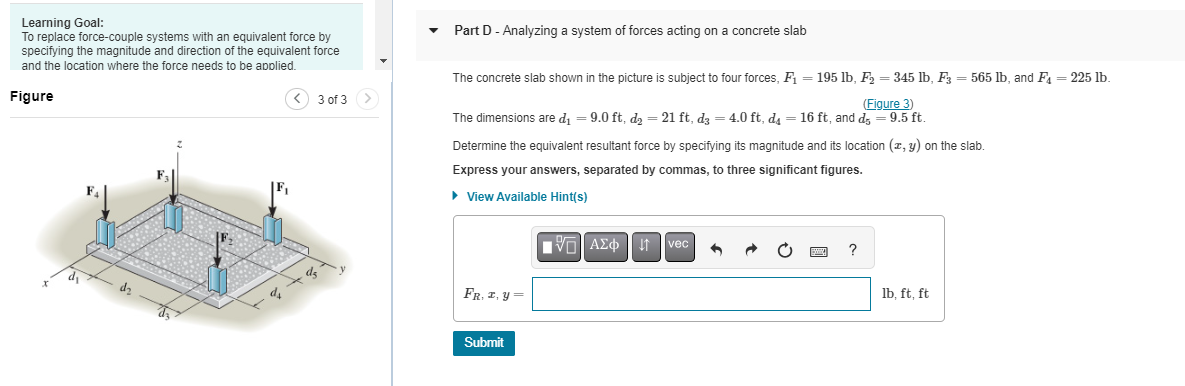 To replace force - couple systems with an