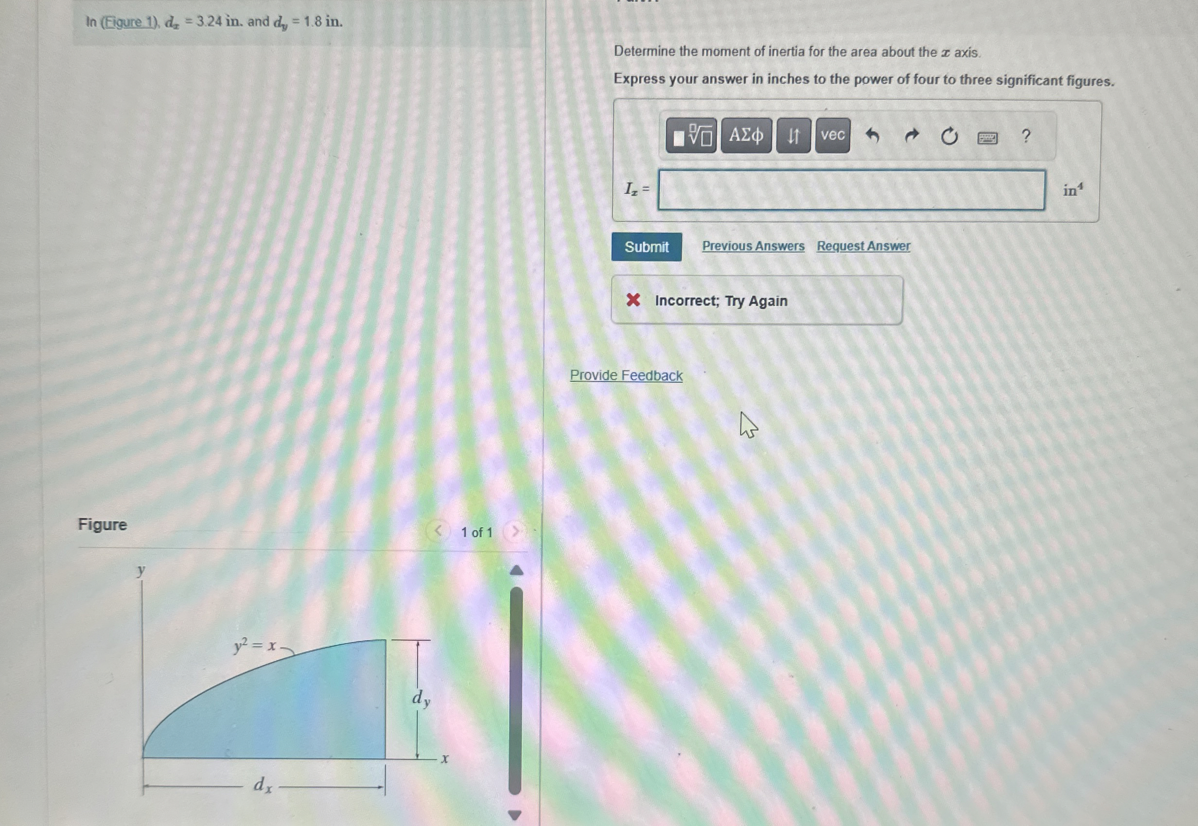 Figure 1 ) , d x = 3 . 2 4 i n . and d y = 1 . 8