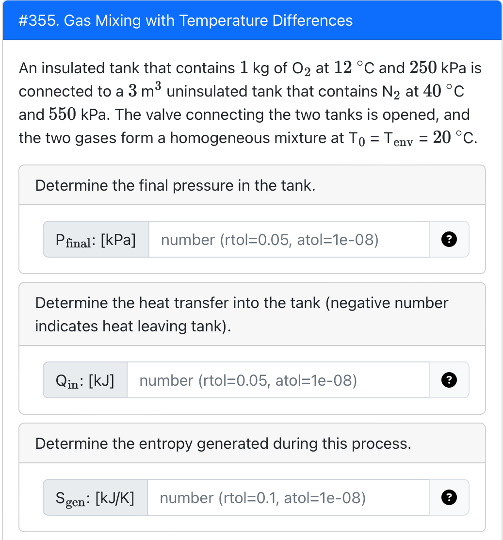 # 3 5 5 . Gas Mixing with Temperature Differences