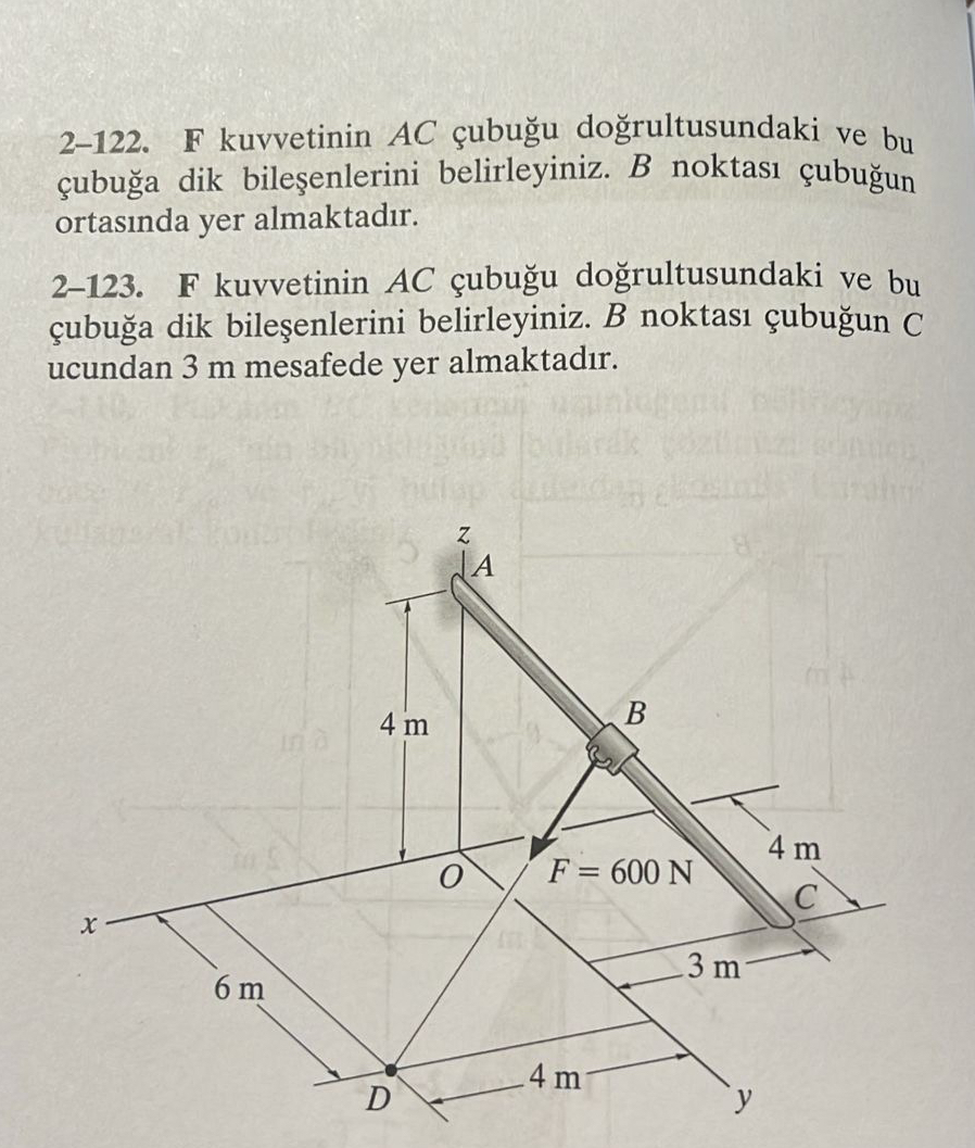 2 - 1 2 2 . F kuvvetinin A C ubu u do