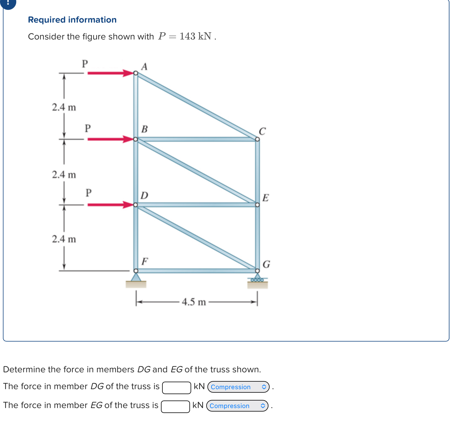 Required information Consider the figure shown