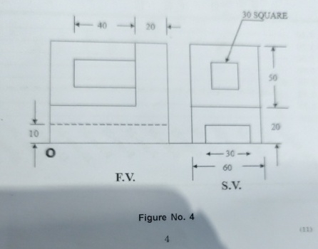 Figure no . 4 shows casting bracket. Explain with