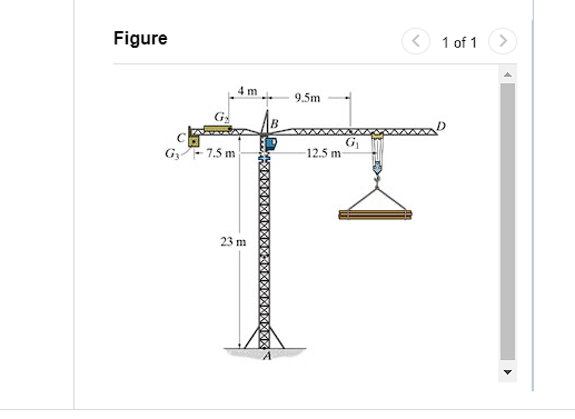The tower crane is used to hoist the 1 . 8 - M g