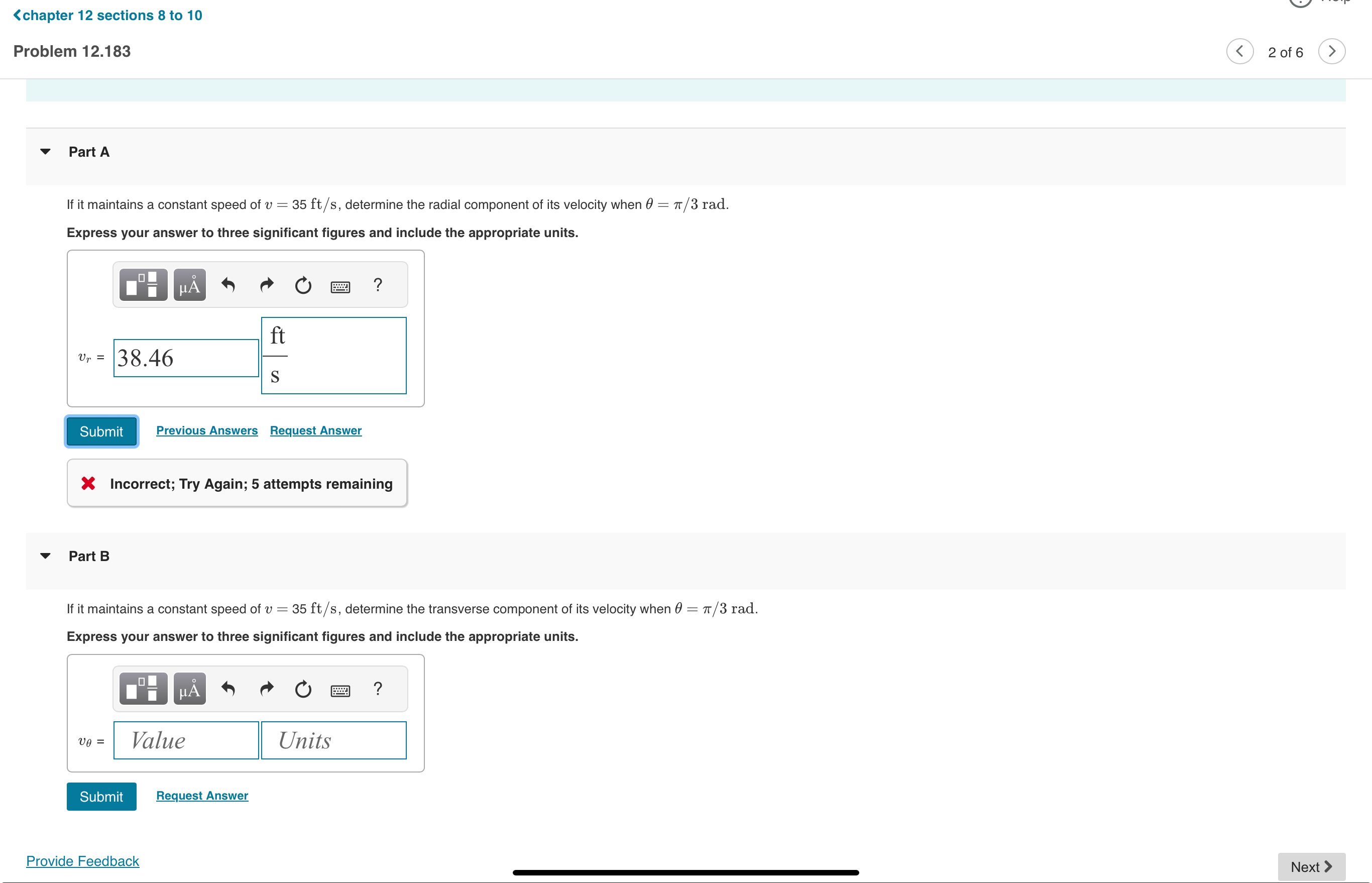 = 3 radv = 3 5 f t s = 3 r a d v = | | v = 3 5 f