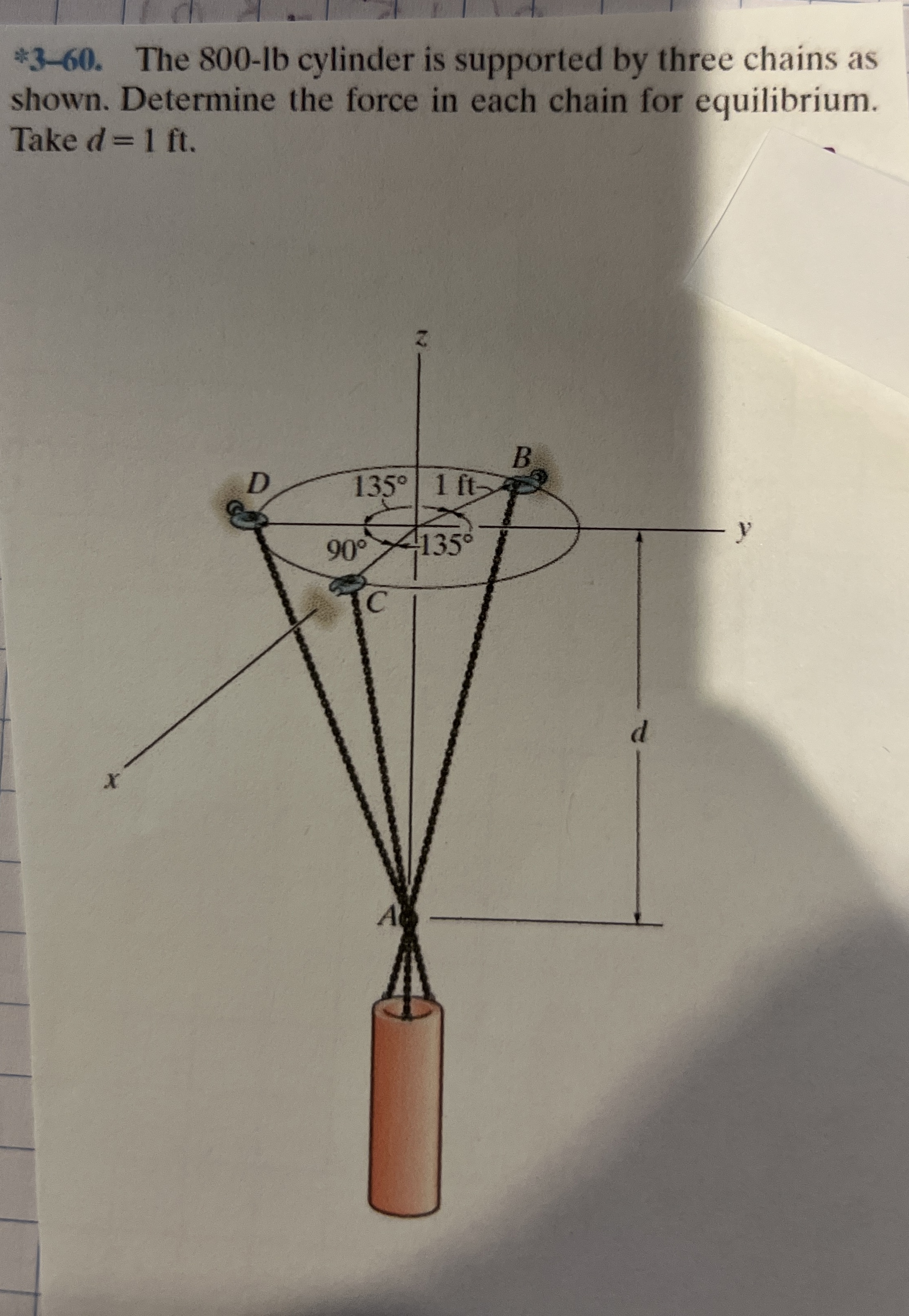 * 3 - 6 0 . The 8 0 0 - lb cylinder is supported