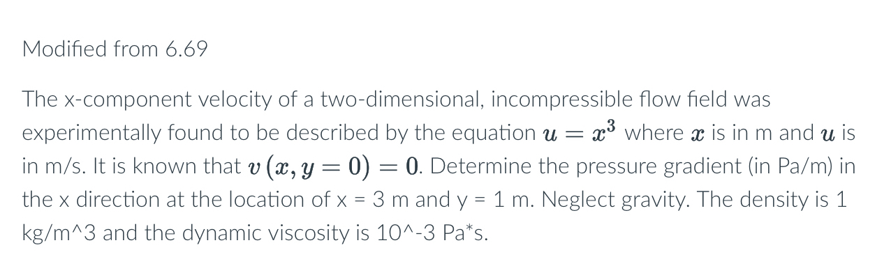 Modified from 6 . 6 9 The x - component velocity