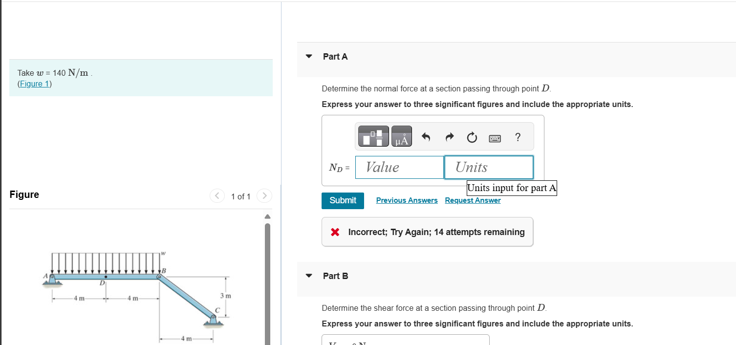 Take \ ( \ boldsymbol { w } = 1 4 0 \ mathrm { ~N