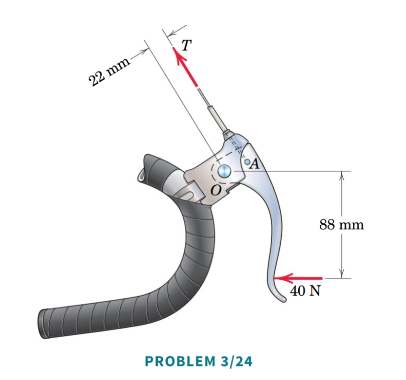 3 / 2 4 A bicyclist applies a 4 0 - N force to