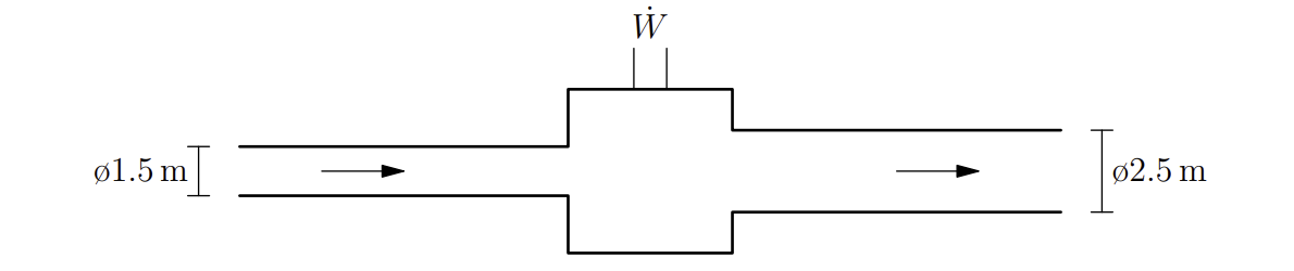 inlet at 5 \ deg C and specific pressure of 4 . 5