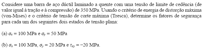 Consider a hot - rolled ductile steel bar with a