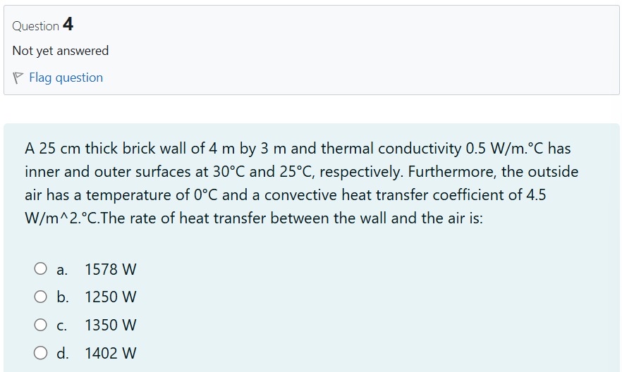 Question 4 Not yet answered Flag question A 2 5