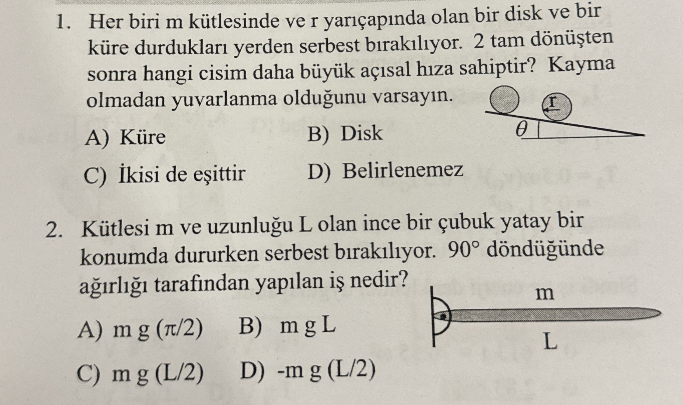 Her biri m k tlesinde ve r yar ap nda olan bir