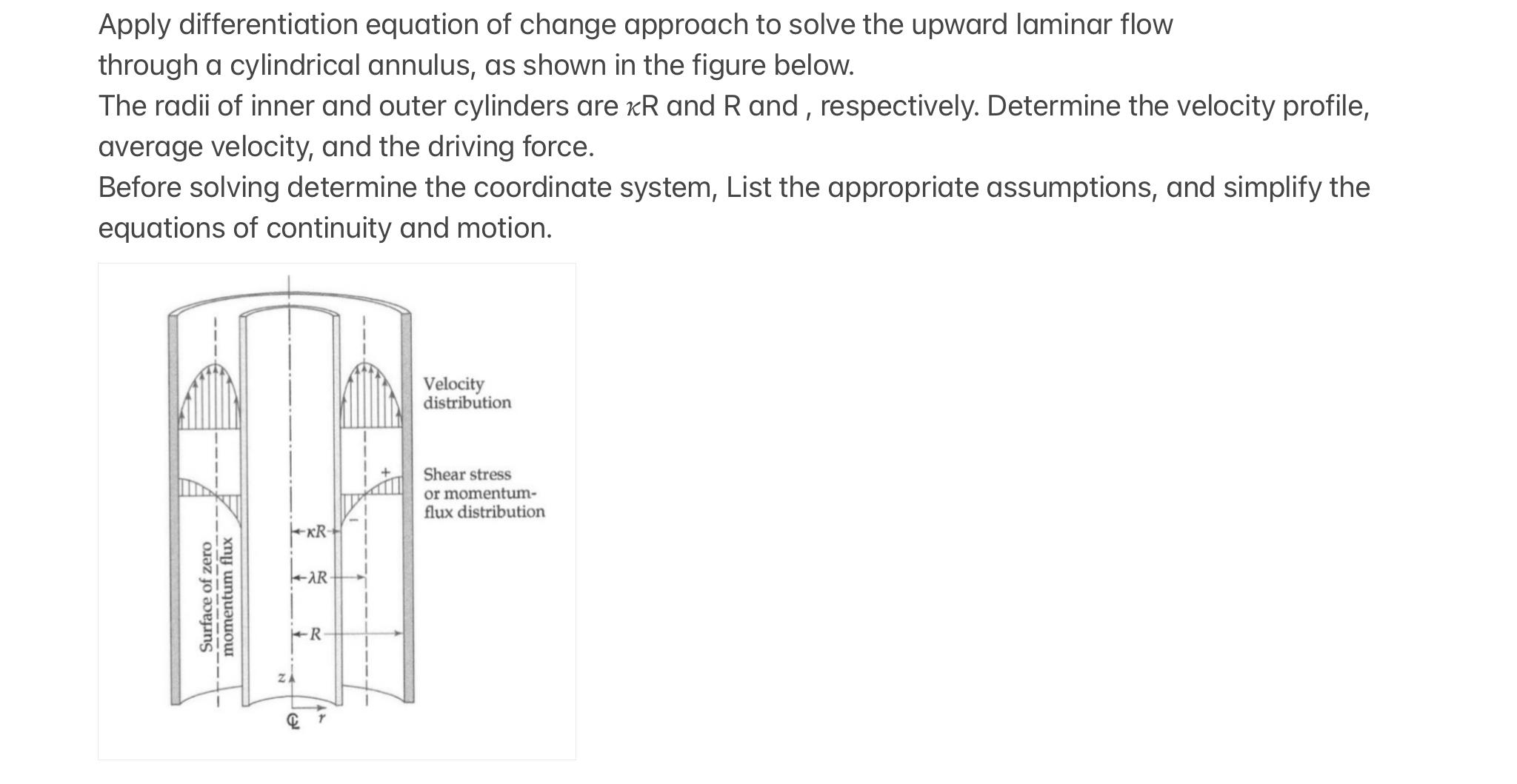 Apply differentiation equation of change approach