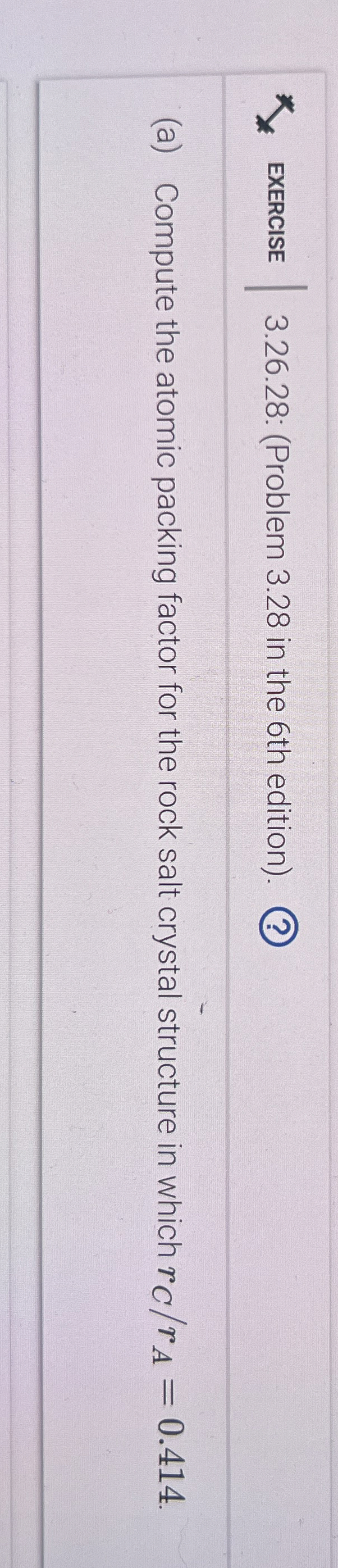 EXERCISE 3 . 2 6 . 2 8 : ( Problem 3 . 2 8 in the