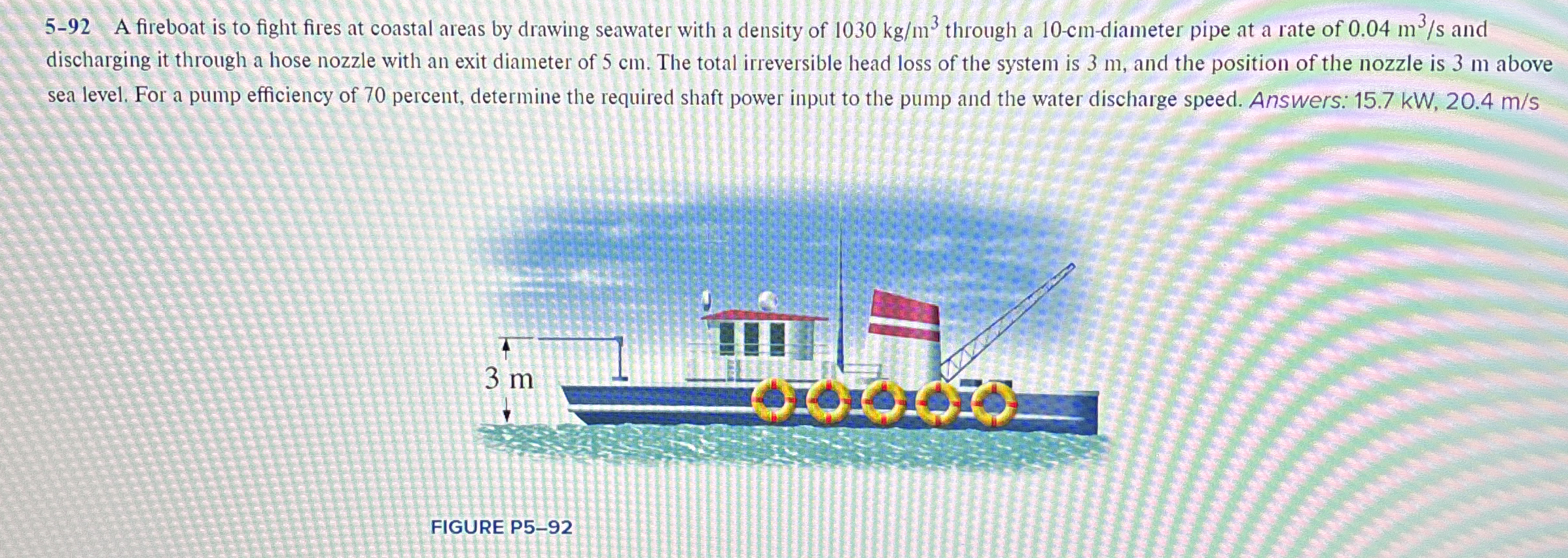 5 - 9 2 A fireboat is to fight fires at coastal