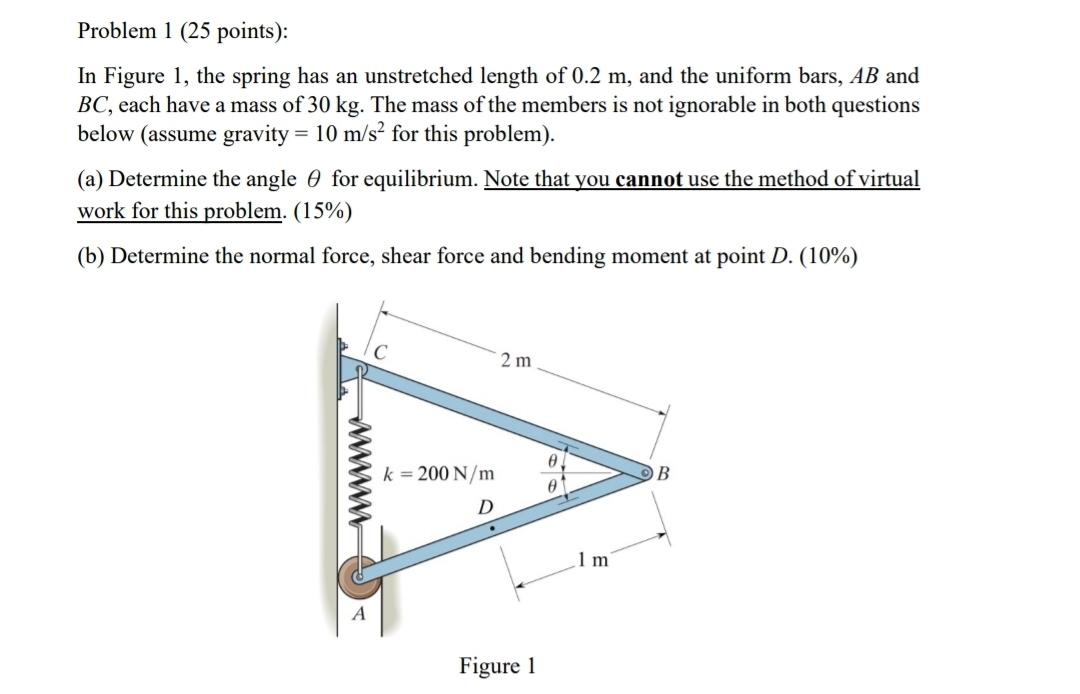 Problem 1 ( 2 5 points ) : In Figure 1 , the