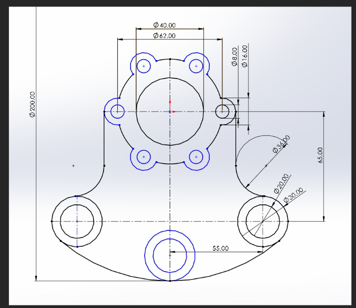I need help with designing this in solidworks