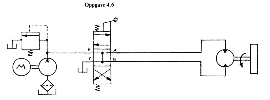 In the hydraulic system shown in the figure